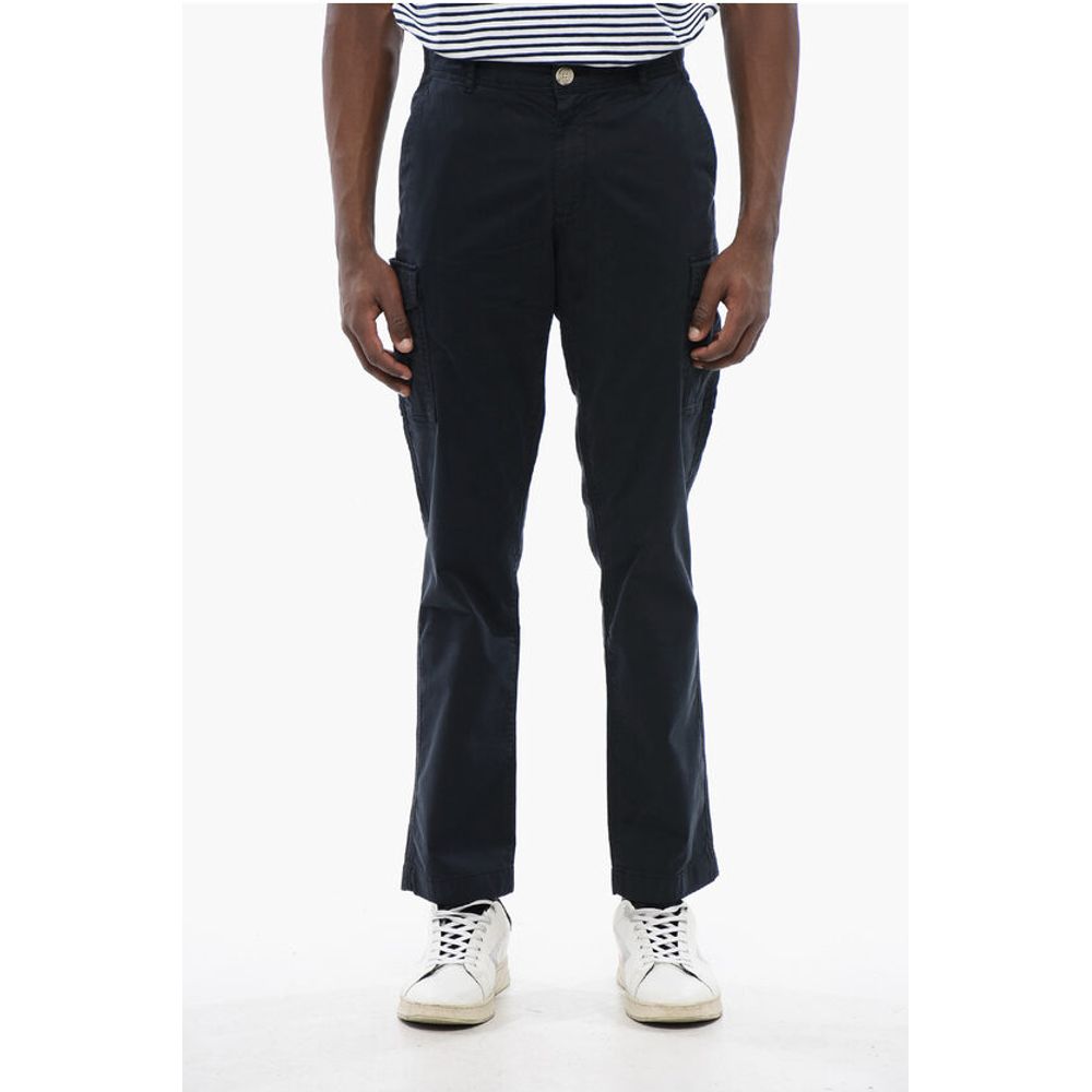 Stretch Cotton Cargo Pants