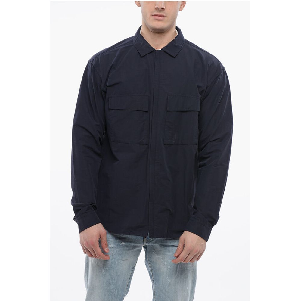 Coach Windbreaker With Utility Pockets