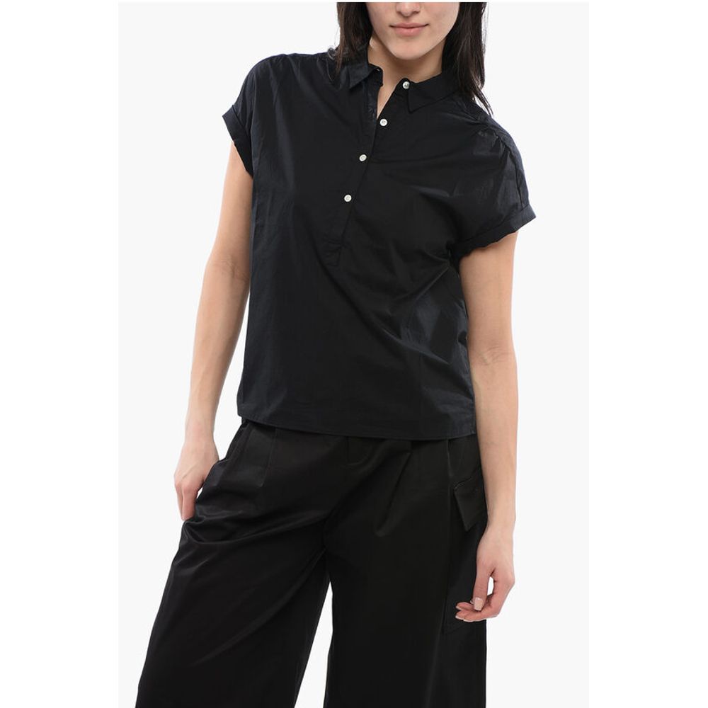 Popeline Cotton Sleeveless Blouse