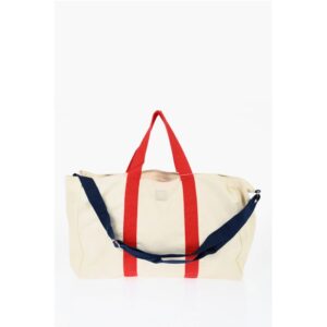 Canvas Tote Bag with Tape Handles and Adjustable Shoulder St