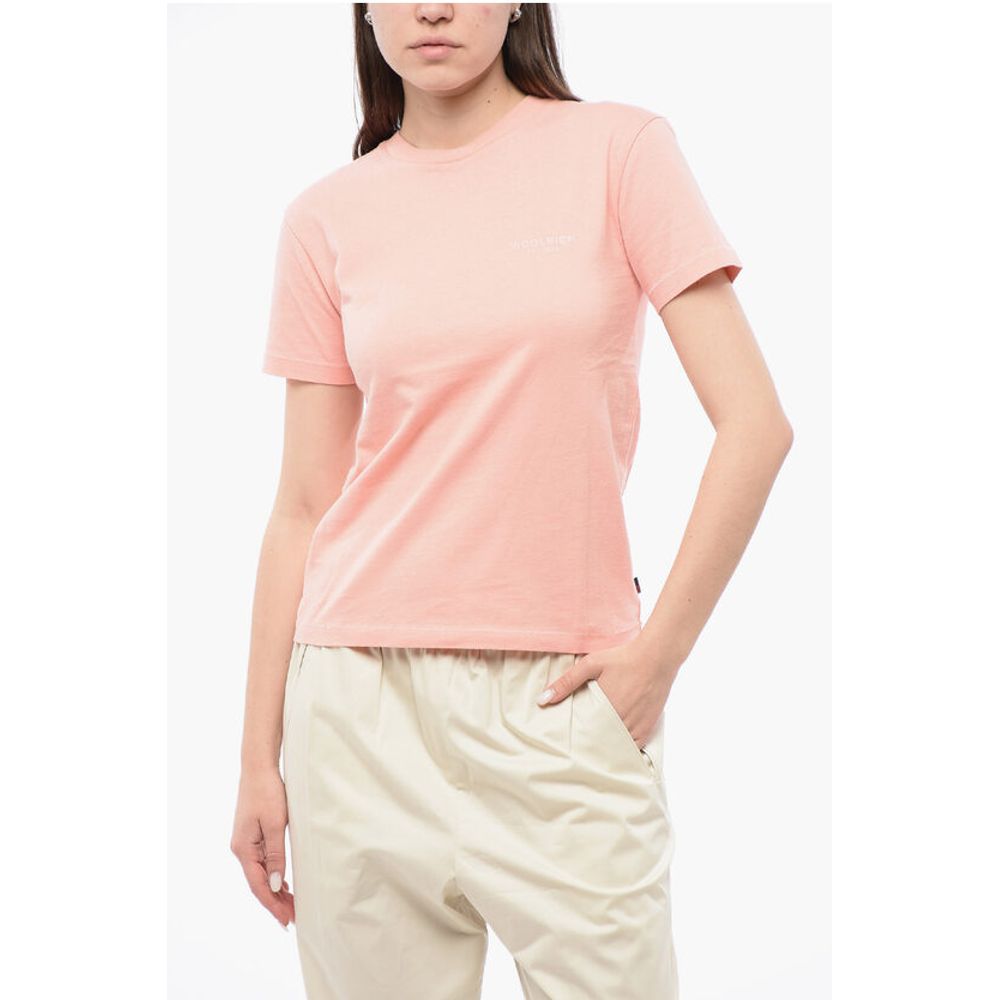 Crew Neck Monochrome Cotton T-Shirt