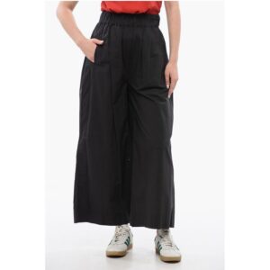 Popeline Cotton Cropped Fit Pants
