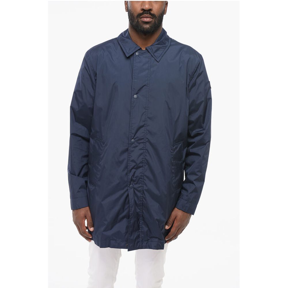 Solid Color Jacket with Zip Closure