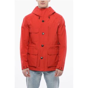 Hooded GTX Windbreaker With Utility Pockets