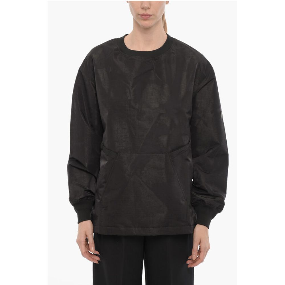 ADIDAS Nylon Oversized Fit Crew-neck Sweatshirt