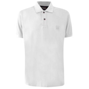 White Cotton Men's Polo Shirt