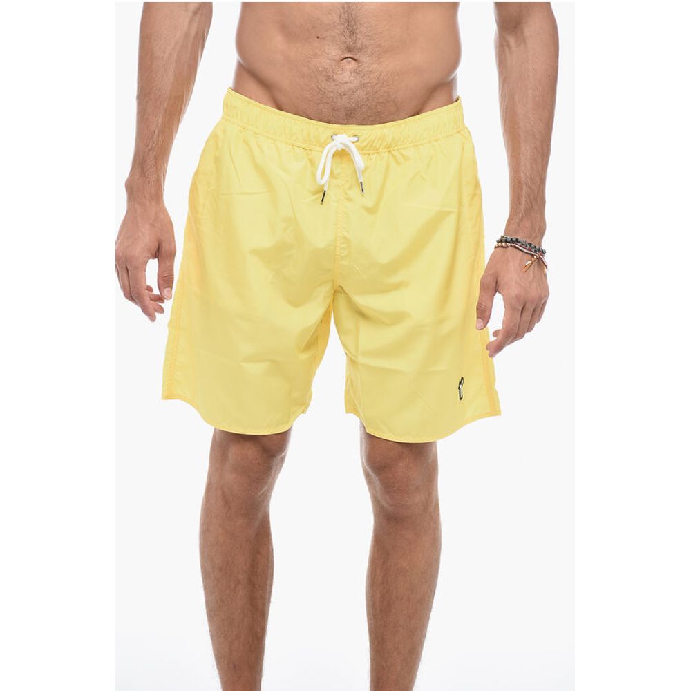 Logoed Patch Swimshorts